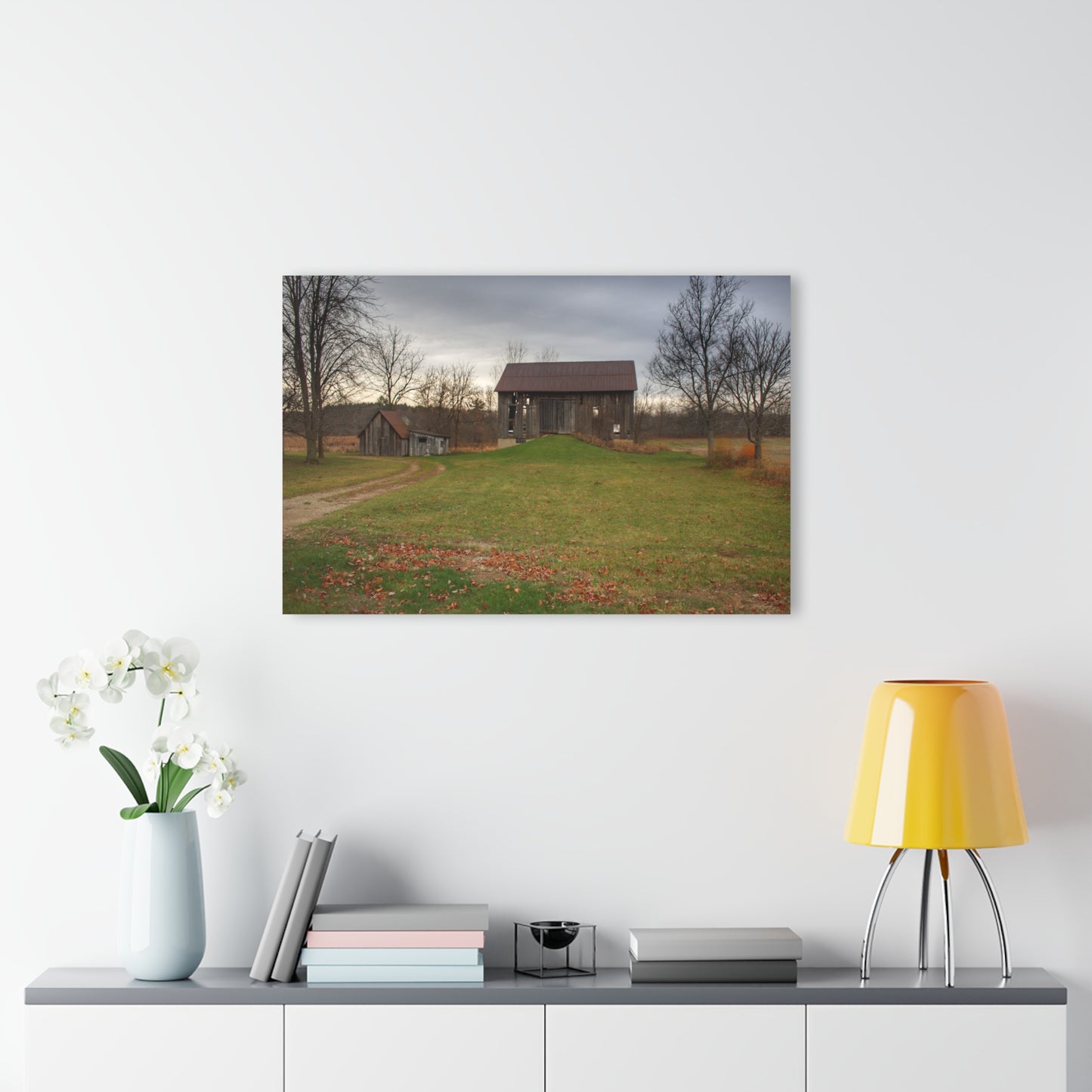 U R There Photography Roadside Greys of Carsonville Rustic Farmhouse Acrylic Wall Print