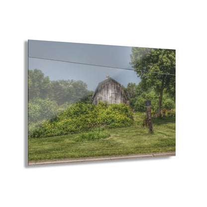 U R There Photography Vassar Road Hidden Grey I Rustic Farmhouse Acrylic Wall Print