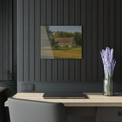 U R There Photography Crawford Road Green Rustic Farmhouse Acrylic Wall Print