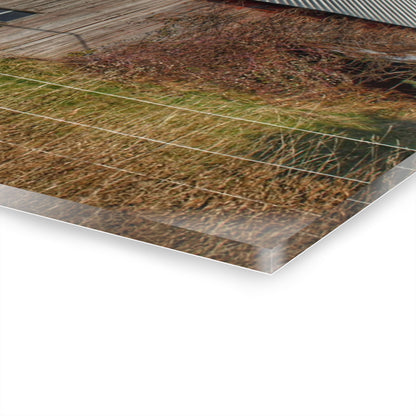 U R There Photography Dodge Road Grey I Rustic Farmhouse Acrylic Wall Print