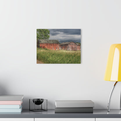 U R There Photography Hunters Creek Reds Rustic Farmhouse Acrylic Wall Print