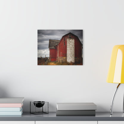 U R There Photography Hurds Corner Red III Rustic Farmhouse Acrylic Wall Print