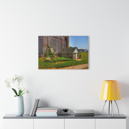 U R There Photography Marlette Red V Rustic Farmhouse Acrylic Wall Print