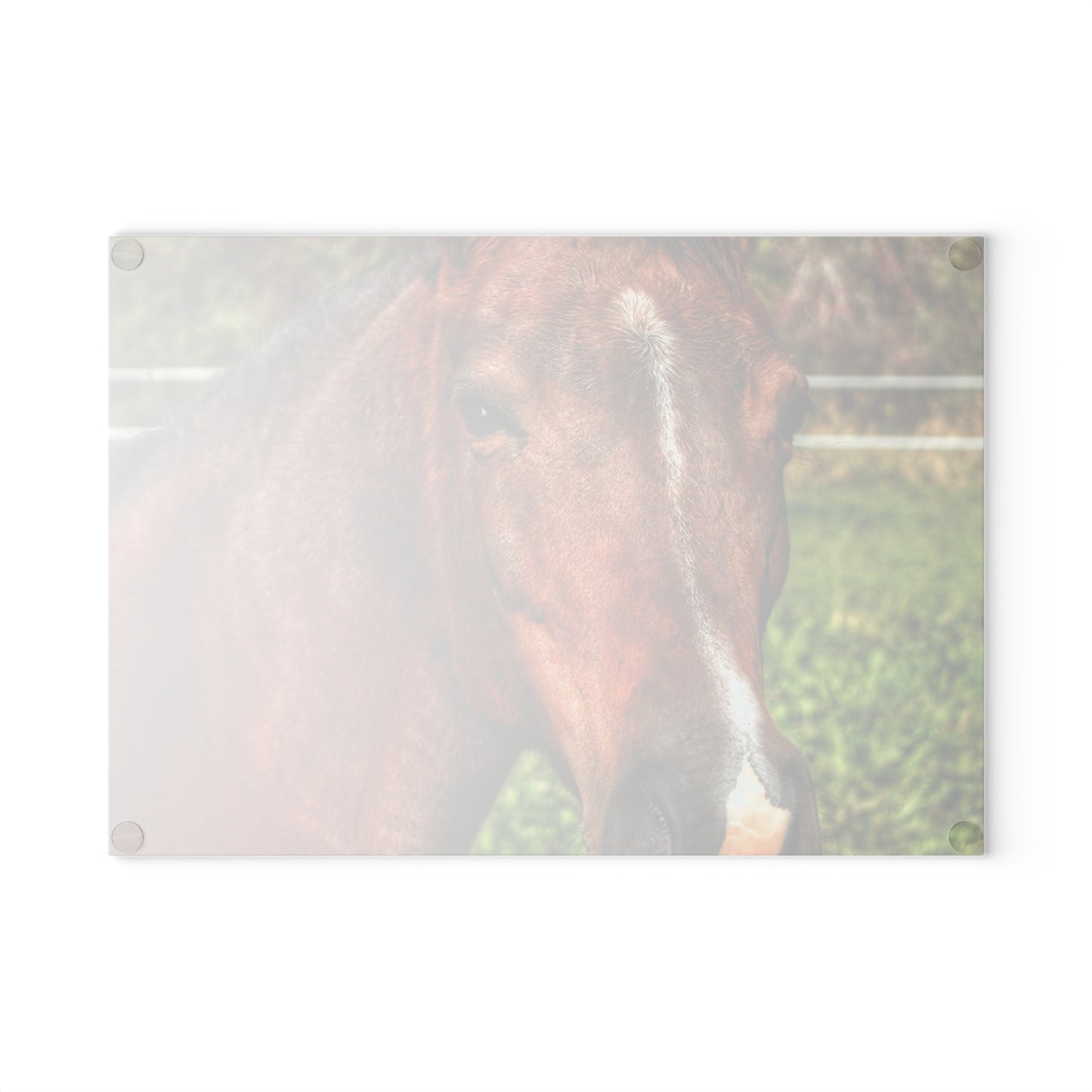 U R There Photography Irish Road Brownie Rustic Farmhouse Tempered-Glass Cutting Board