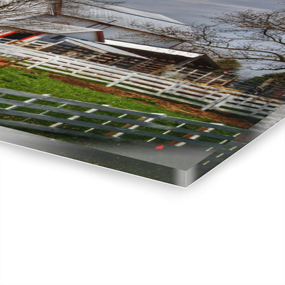 U R There Photography Henderson Whites Rustic Farmhouse Acrylic Wall Print