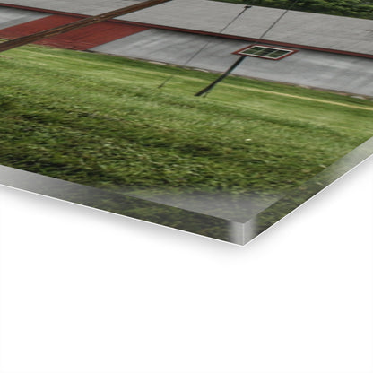 U R There Photography Hidden Red of M24 Rustic Farmhouse Acrylic Wall Print