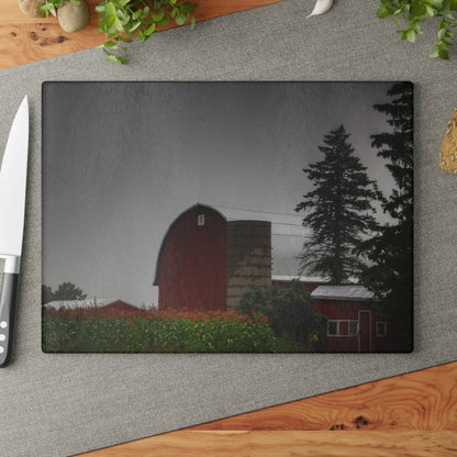 U R There Photography Beyond the Fog on Haines Rustic Farmhouse Tempered-Glass Cutting Board