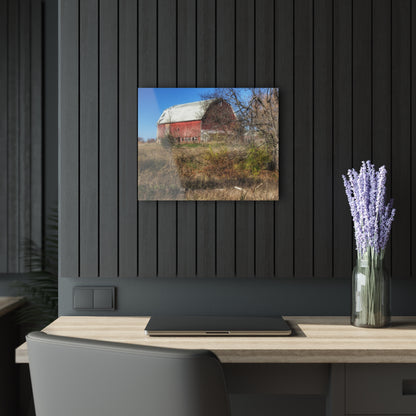 U R There Photography Hadley Red I Rustic Farmhouse Acrylic Wall Print