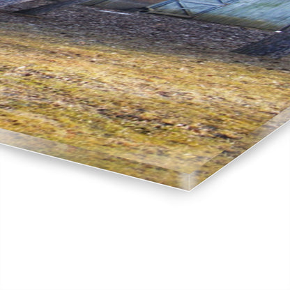 U R There Photography Hickory Lane Grey Rustic Farmhouse Acrylic Wall Print