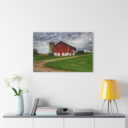 Fostoria Red II Rustic Farmhouse Acrylic Wall Print