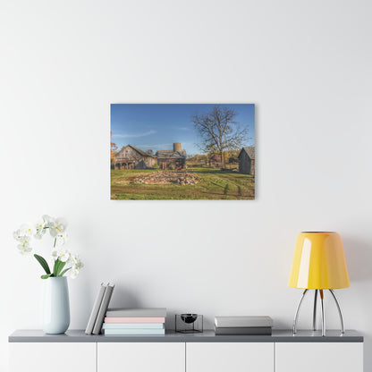 U R There Photography Bowers Road Greys I Rustic Farmhouse Acrylic Wall Print