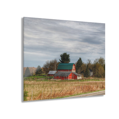 U R There Photography M-24 TnT Red II Rustic Farmhouse Acrylic Wall Print