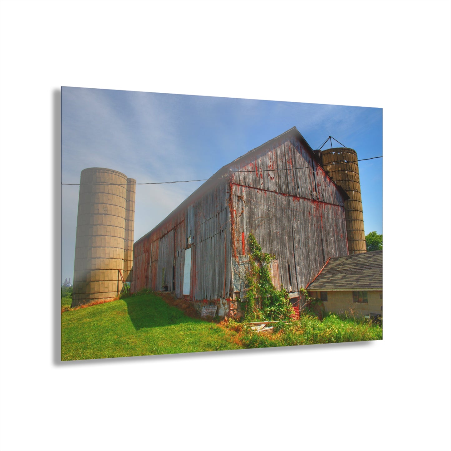 U R There Photography Marlette Red II Rustic Farmhouse Acrylic Wall Print