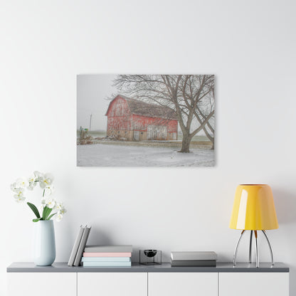 U R There Photography Cumber Road Red I Rustic Farmhouse Acrylic Wall Print