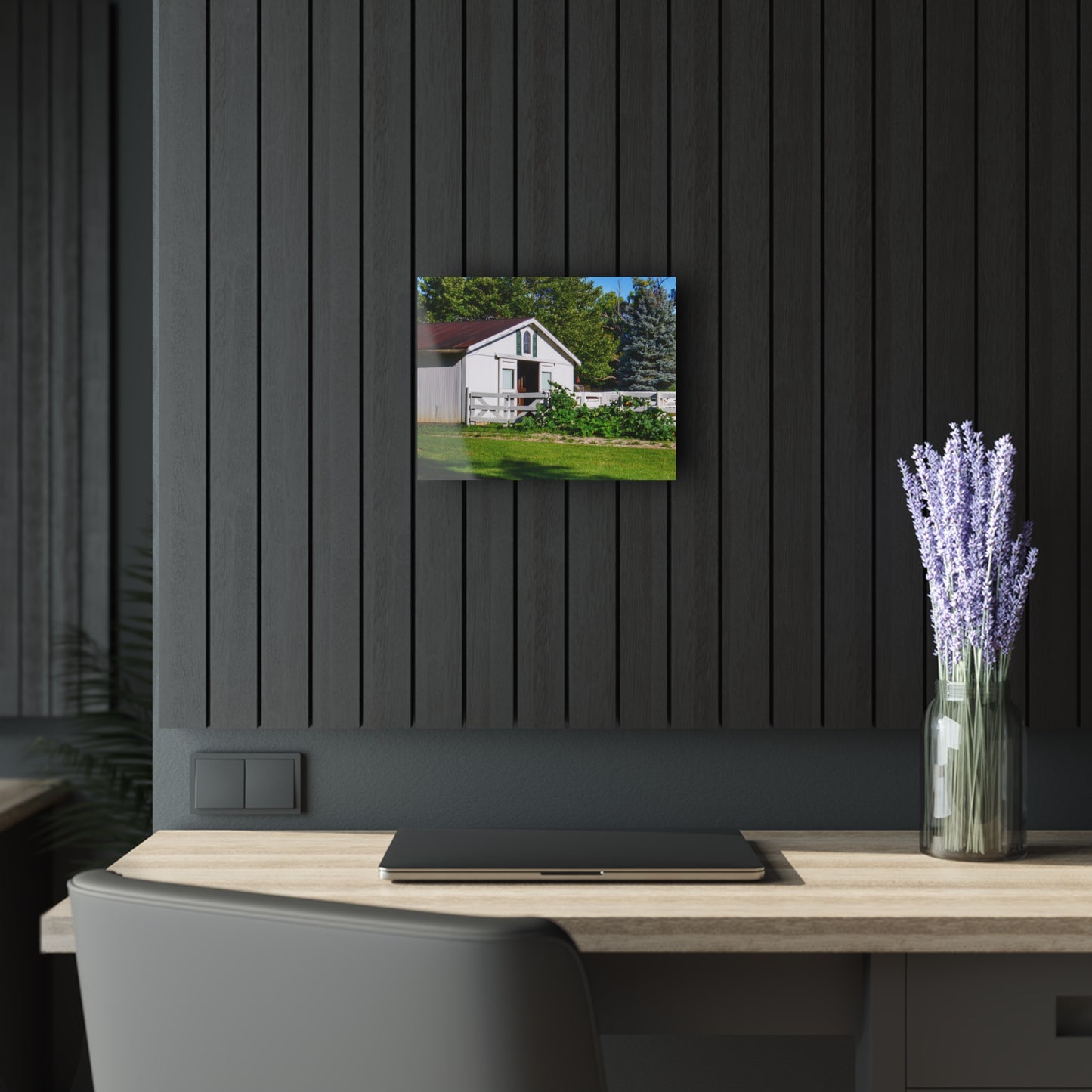 U R There Photography Beyond the Fence on Baldwin Rustic Farmhouse Acrylic Wall Print