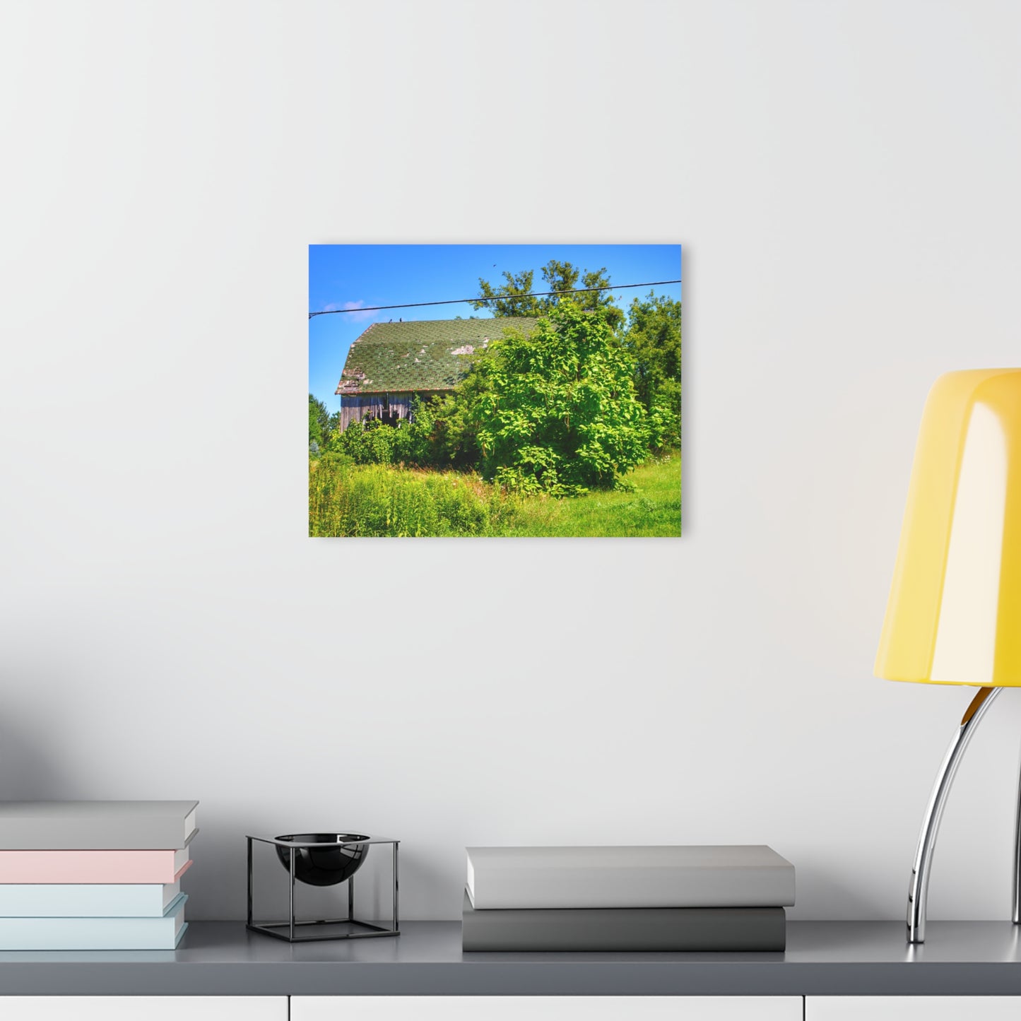 U R There Photography Hidden Grey of Hunters Creek Rustic Farmhouse Acrylic Wall Print
