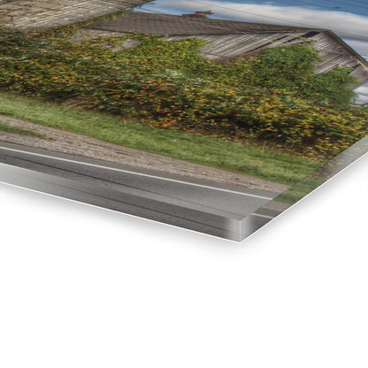 U R There Photography Metamora M-24 Grey II Rustic Farmhouse Acrylic Wall Print