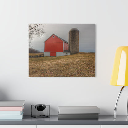 U R There Photography Brocker Road Red II Rustic Farmhouse Acrylic Wall Print