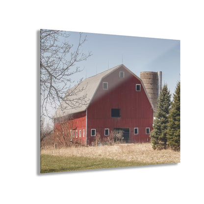 Barn Boutique Modern Farmhouse Acrylic Wall Print| Hadley Road Red II