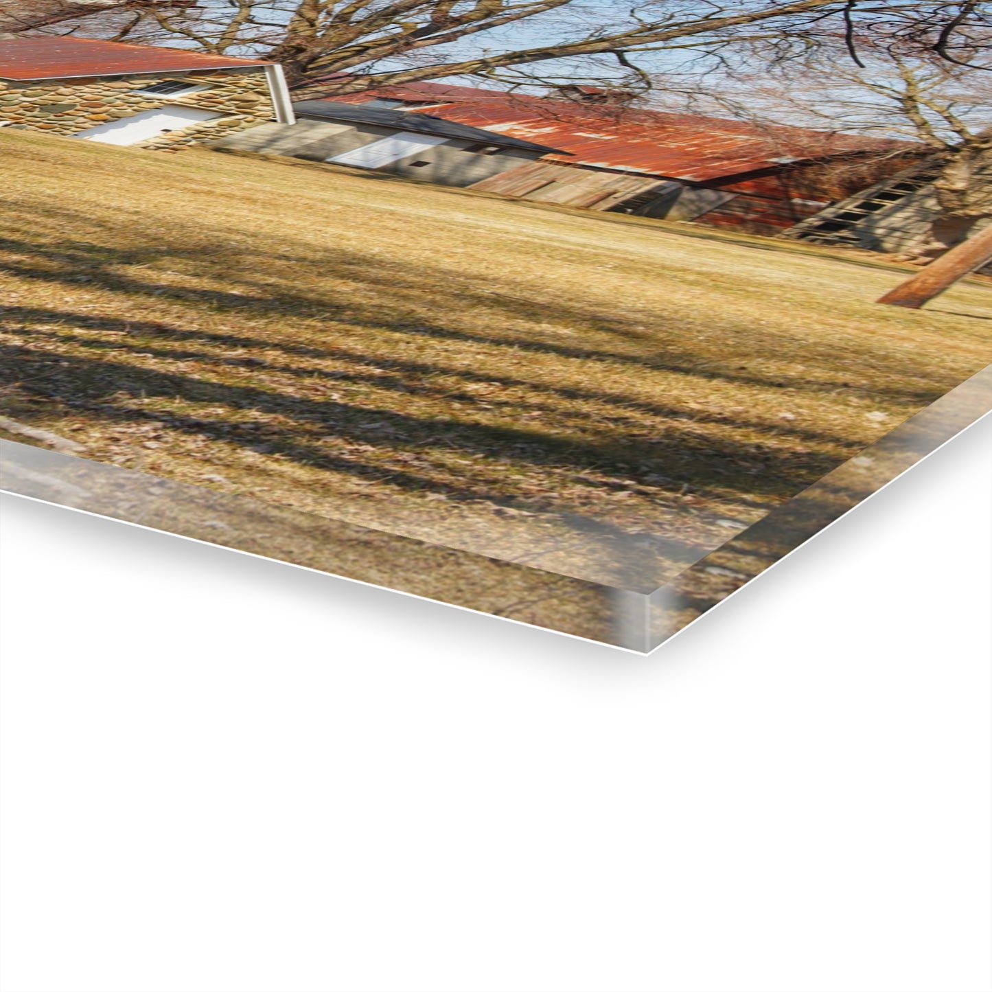 U R There Photography Wolcott Road Farm Rustic Farmhouse Acrylic Wall Print