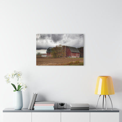 U R There Photography Hinson Road Reds II Rustic Farmhouse Acrylic Wall Print