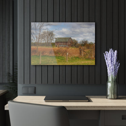 U R There Photography Clothier Road Red II Rustic Farmhouse Acrylic Wall Print