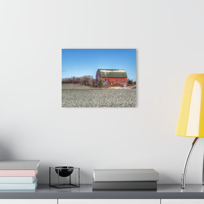 Barn Boutique Modern Farmhouse Acrylic Wall Print| Spring Red II