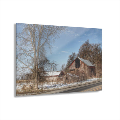 U R There Photography Almont Van Dyke Red I Rustic Farmhouse Acrylic Wall Print