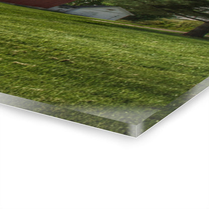 U R There Photography Kings Mill Red I Rustic Farmhouse Acrylic Wall Print