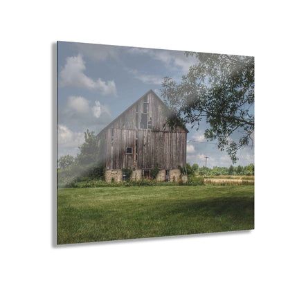 U R There Photography Bohms Road Grey I Rustic Farmhouse Acrylic Wall Print