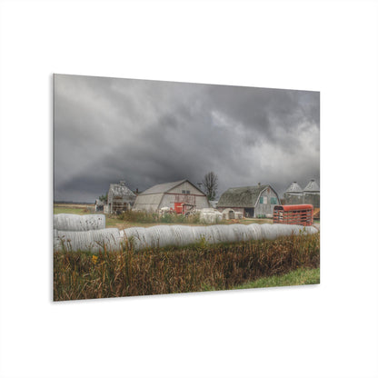 U R There Photography Waterman Road Grey I Rustic Farmhouse Acrylic Wall Print