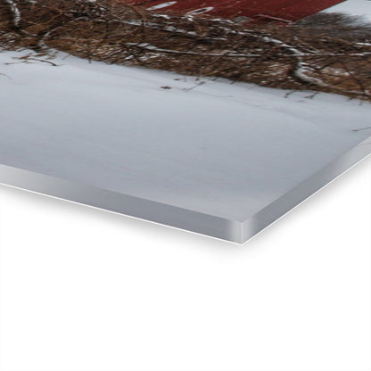 U R There Photography Hadley Road Barn at the Bend Rustic Farmhouse Acrylic Wall Print