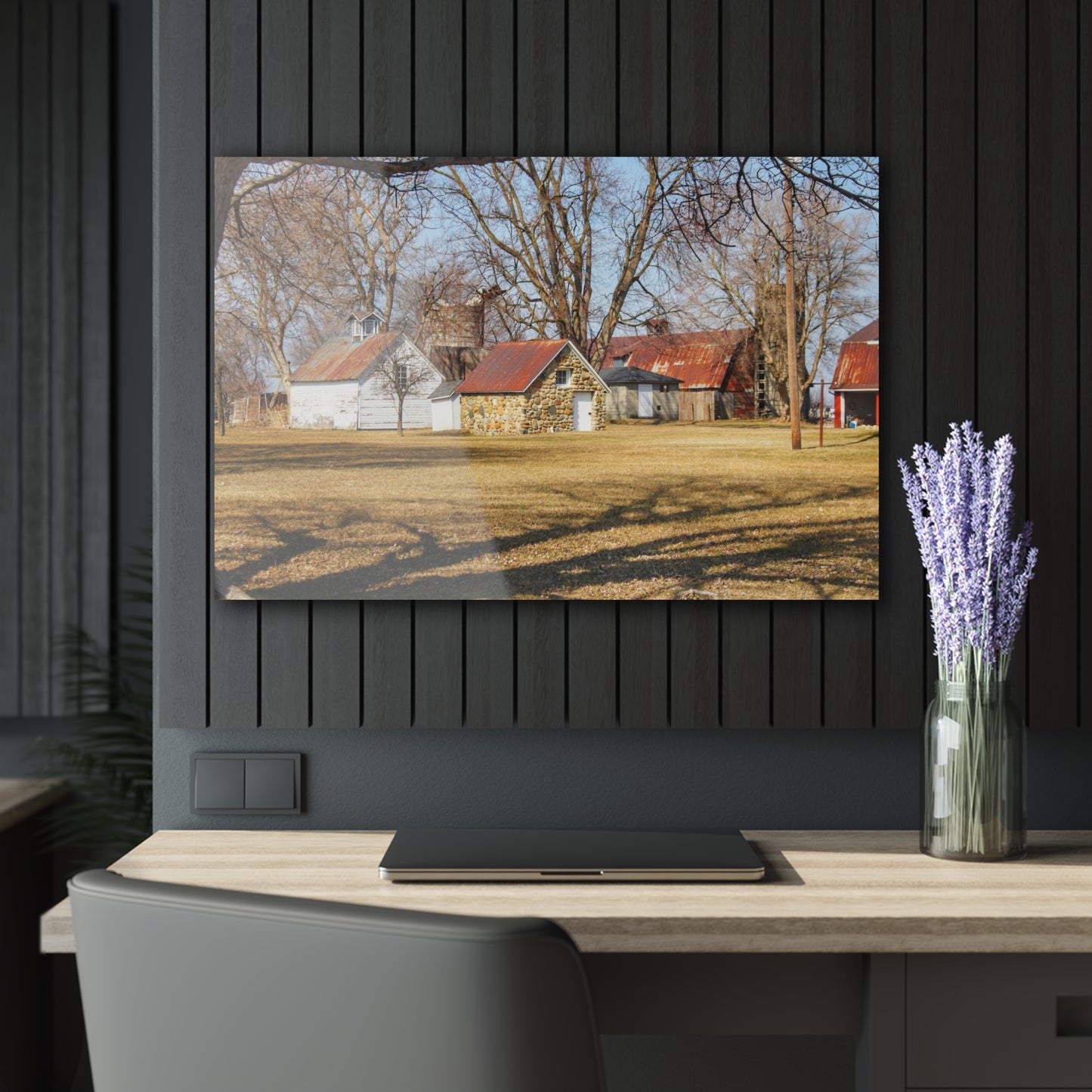 U R There Photography Wolcott Road Farm Rustic Farmhouse Acrylic Wall Print