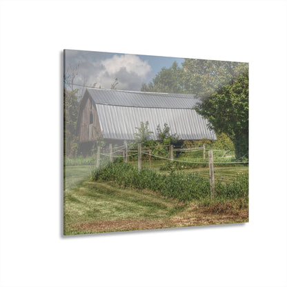 U R There Photography Old Roadside Grey Rustic Farmhouse Acrylic Wall Print