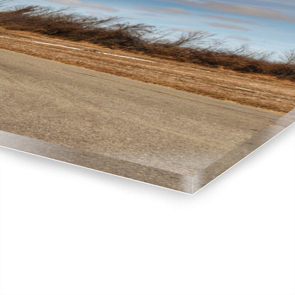 U R There Photography North Hunt Road Farm I Rustic Farmhouse Acrylic Wall Print