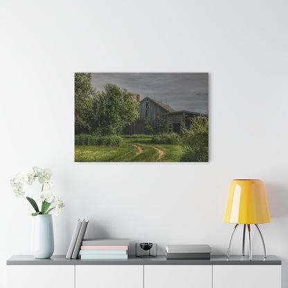 U R There Photography Barkley Road Greys I Rustic Farmhouse Acrylic Wall Print