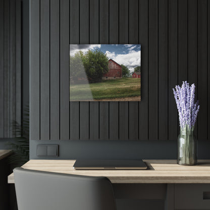 U R There Photography Five Lakes Red I Rustic Farmhouse Acrylic Wall Print