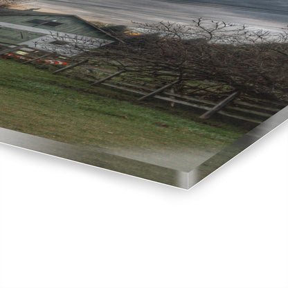 U R There Photography Myers Road Hidden White Rustic Farmhouse Acrylic Wall Print