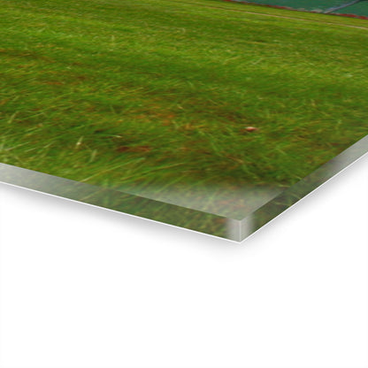 U R There Photography Hough Road Green Quonset III Rustic Farmhouse Acrylic Wall Print