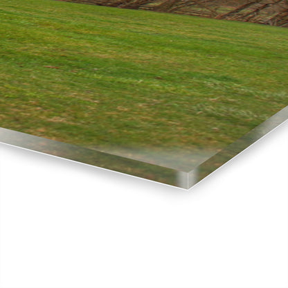 U R There Photography Lake George Red II Rustic Farmhouse Acrylic Wall Print