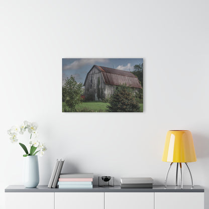 U R There Photography Columbiaville Grey Rustic Farmhouse Acrylic Wall Print