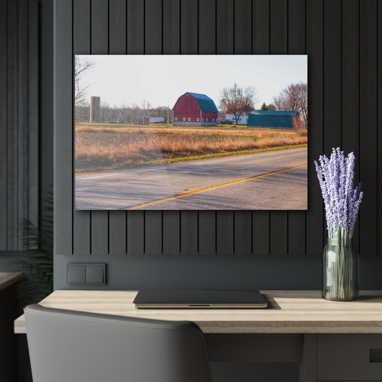 U R There Photography Baldwin Barn Brothers II Rustic Farmhouse Acrylic Wall Print