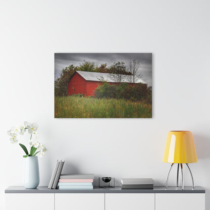 U R There Photography Willard Road Red I Rustic Farmhouse Acrylic Wall Print