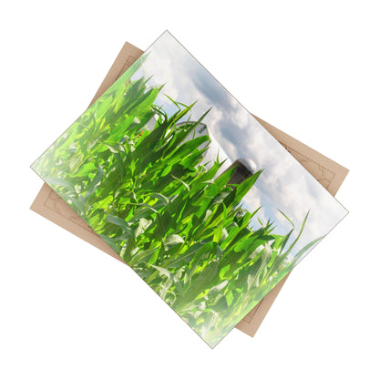 U R There Photography Beyond the Corn in Millington Rustic Farmhouse Decorative Ceramic Tile