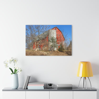 U R There Photography Van Dyke Red I Rustic Farmhouse Acrylic Wall Print