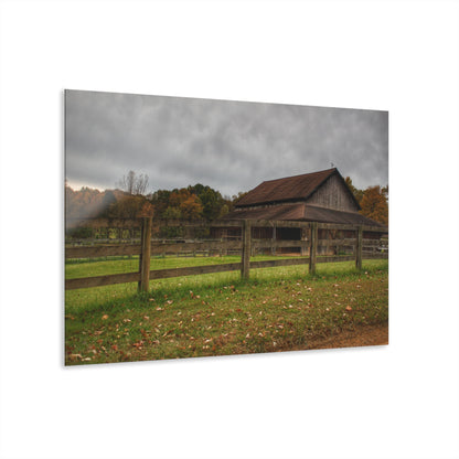 U R There Photography Chalet Grey I Rustic Farmhouse Acrylic Wall Print