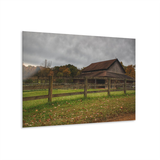 U R There Photography Chalet Grey I Rustic Farmhouse Acrylic Wall Print