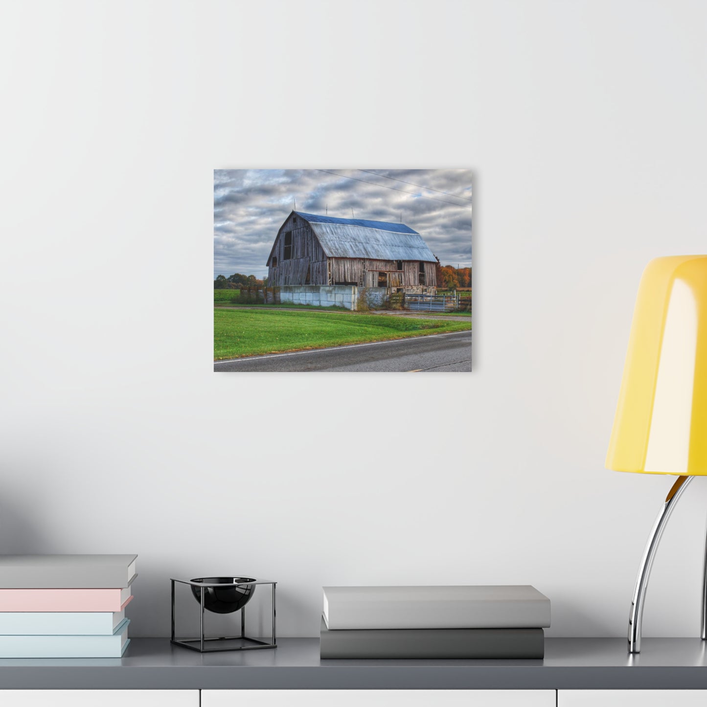 Barn Boutique Modern Farmhouse Acrylic Wall Print| Marlette Road Hay Barn