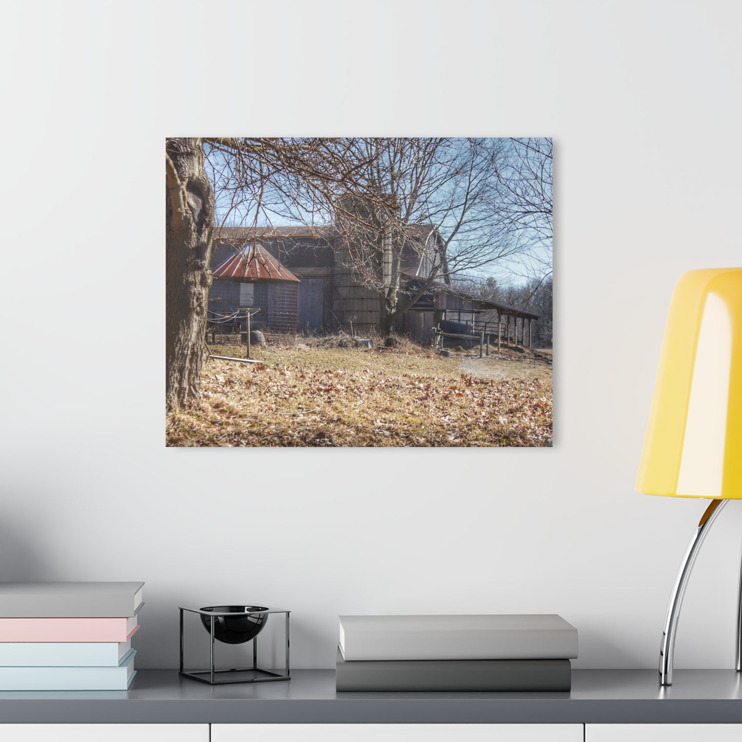 U R There Photography Hagerman Hidden Rustic Farmhouse Acrylic Wall Print