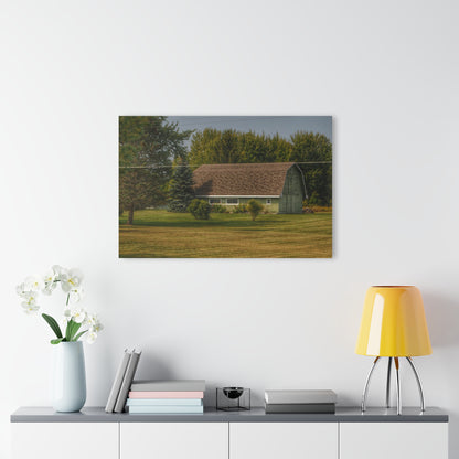 U R There Photography Crawford Road Green Rustic Farmhouse Acrylic Wall Print